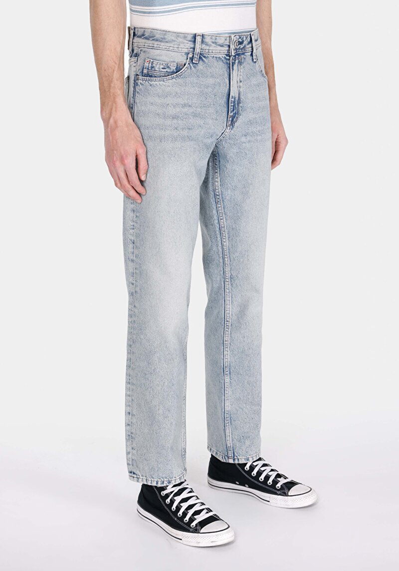 Зображення 045 David Джинси Чоловічі Блакитні Класичного Крою Cl1073428