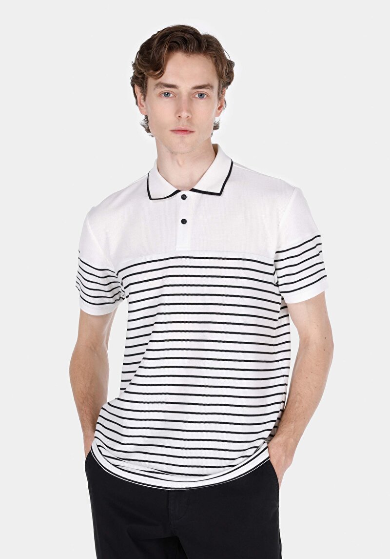 Зображення Поло З Коротким Рукавом Чоловіче Біле  Cl1073824