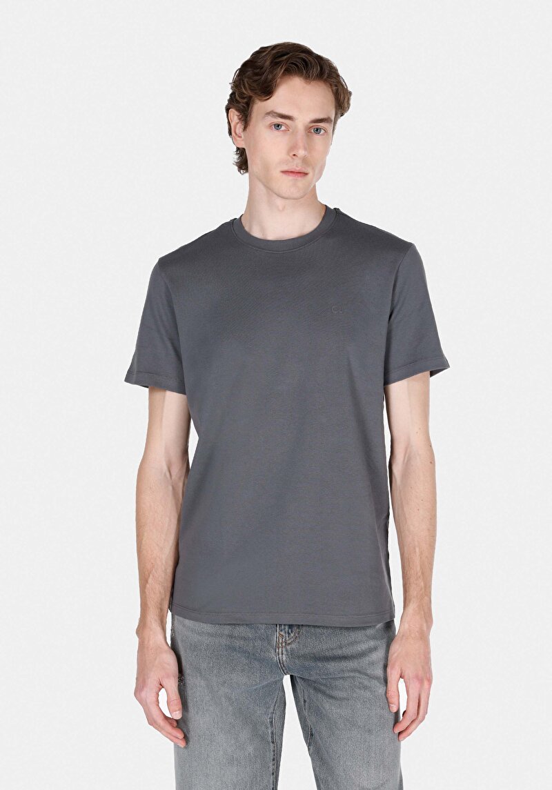 Зображення Футболка З Коротким Рукавом Чоловіча Сіра  Cl1073963
