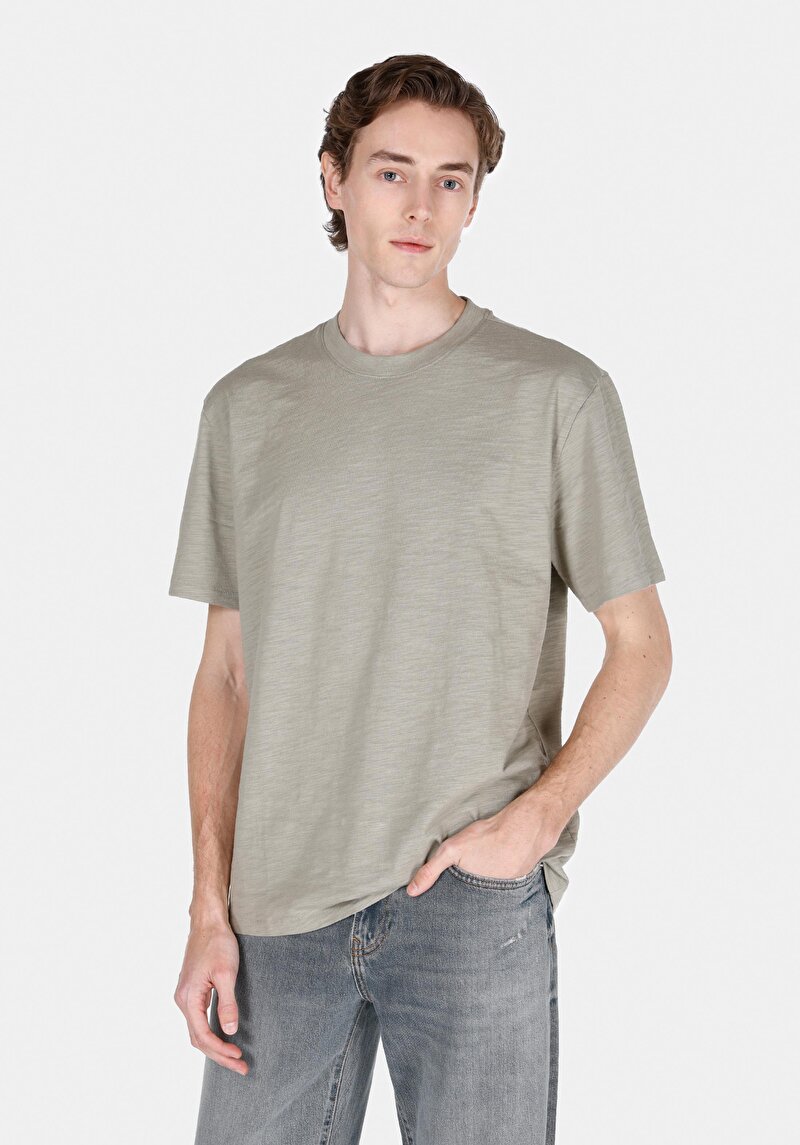 Зображення Футболка З Коротким Рукавом Чоловіча Зелена  Cl1074101