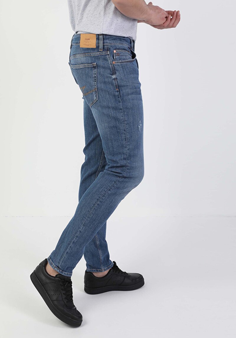 Зображення 041 Danny Джинси Чоловічі Блакитні Вузького Крою Cl1049566
