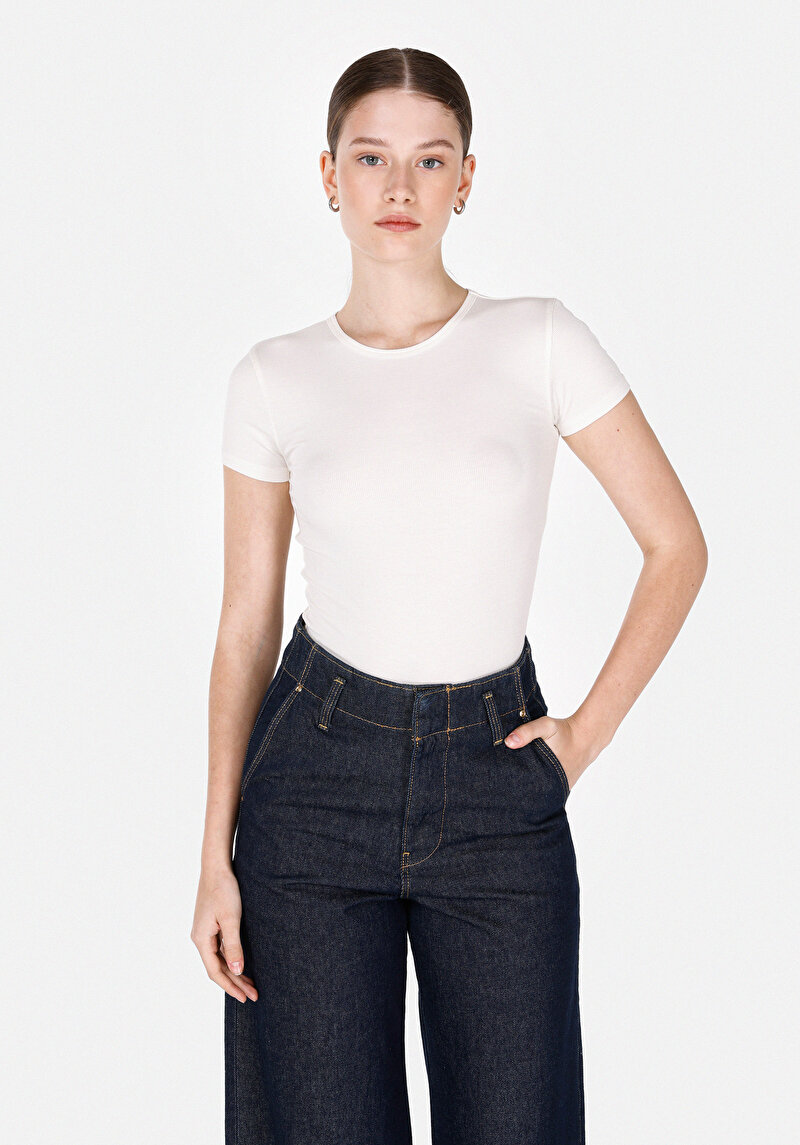 Зображення Футболка З Коротким Рукавом Жіноча Бежева  Cl1068560