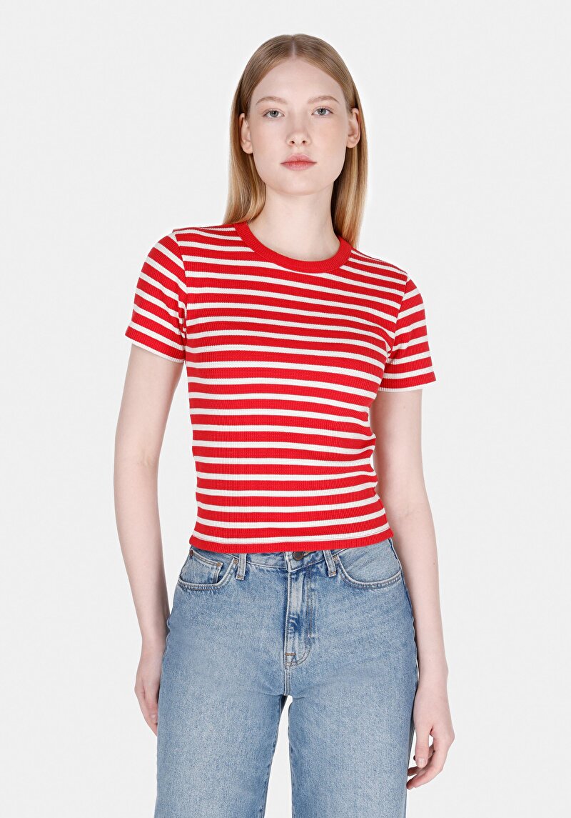 Зображення Футболка З Коротким Рукавом Жіноча Червона  Cl1073208