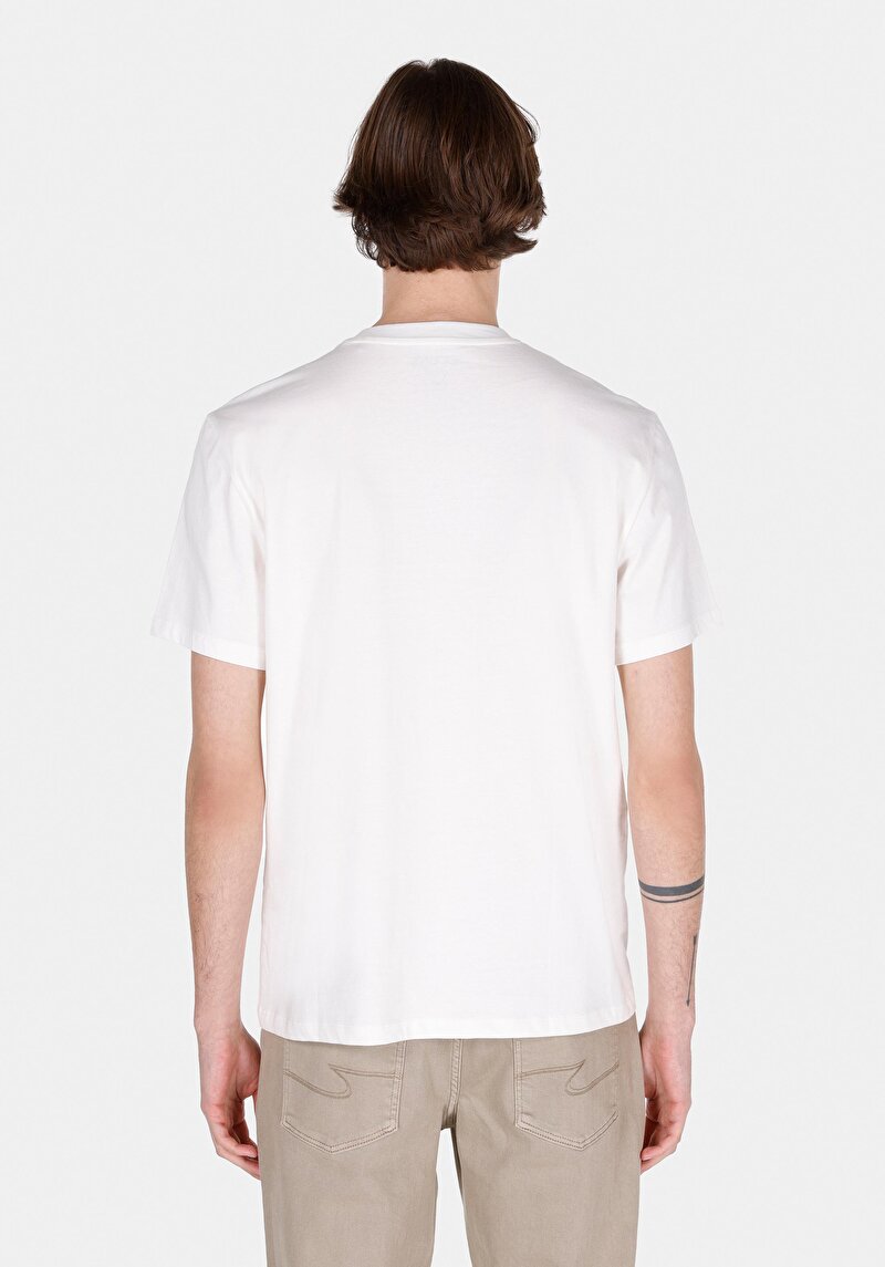 Показати інформацію про Футболка З Коротким Рукавом Чоловіча Біла  Cl1074048