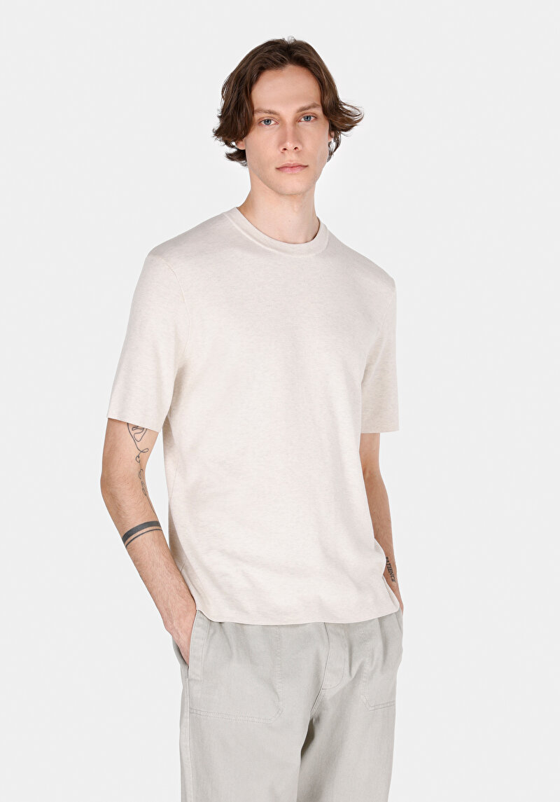 Зображення Светр Із Коротким Рукавом  Бежевий  Cl1074002