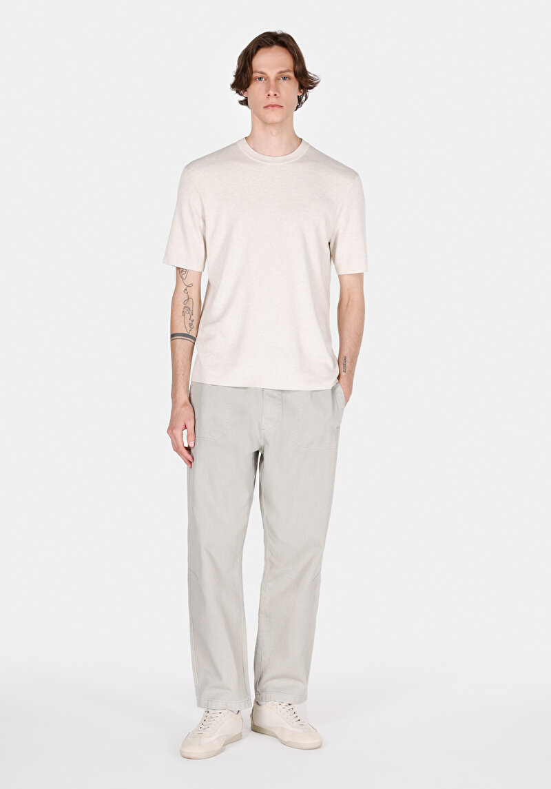 Зображення Светр Із Коротким Рукавом Бежевий Cl1074002