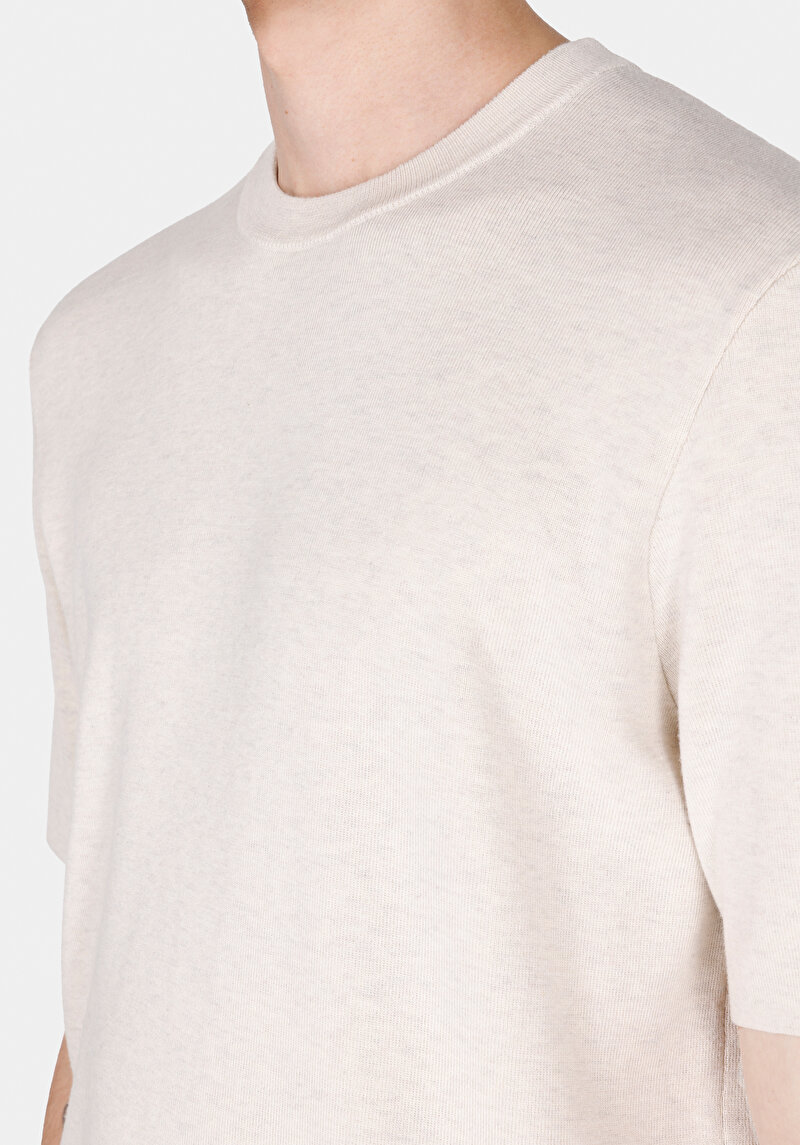 Зображення Светр Із Коротким Рукавом Бежевий Cl1074002