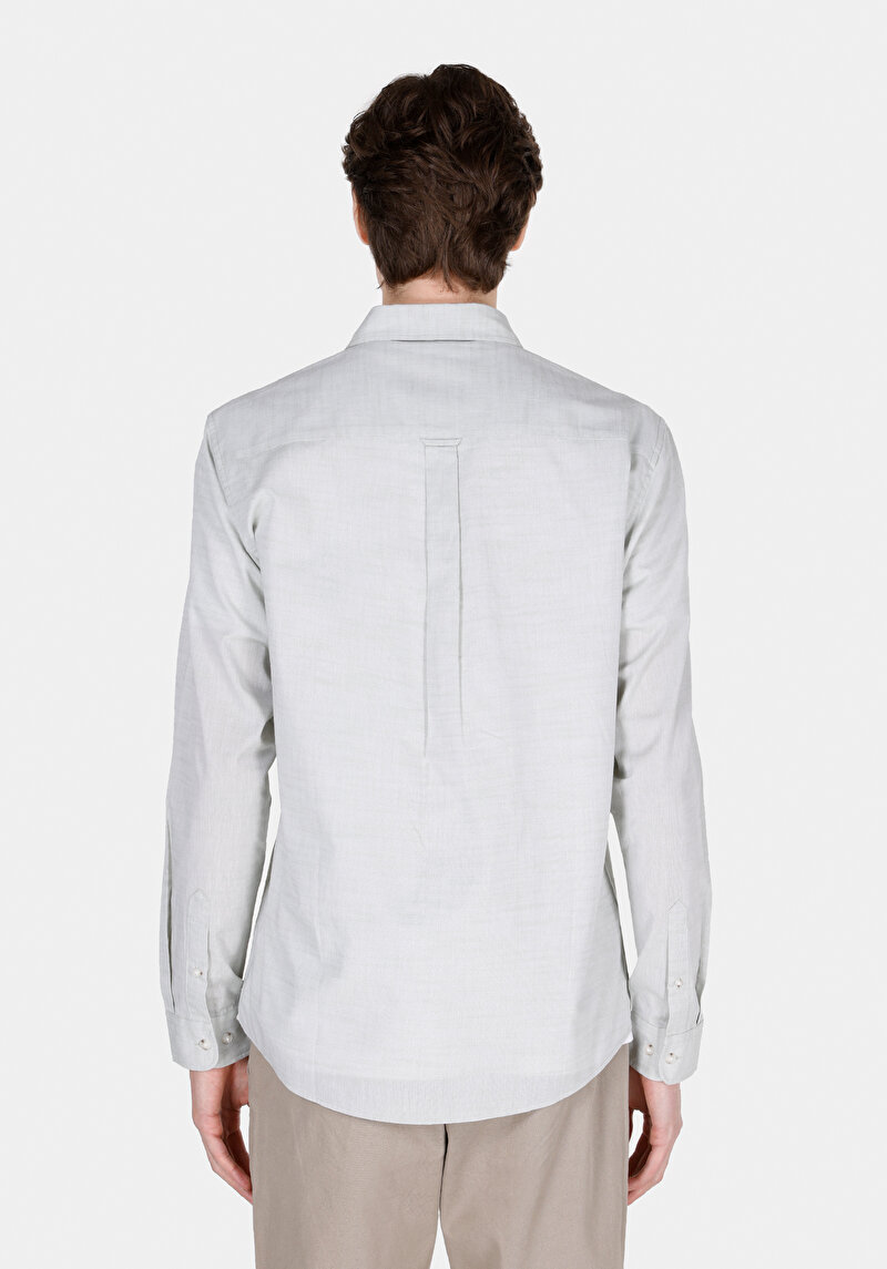 Зображення Сорочка З Довгим Рукавом Чоловіча Зелена Cl1073846