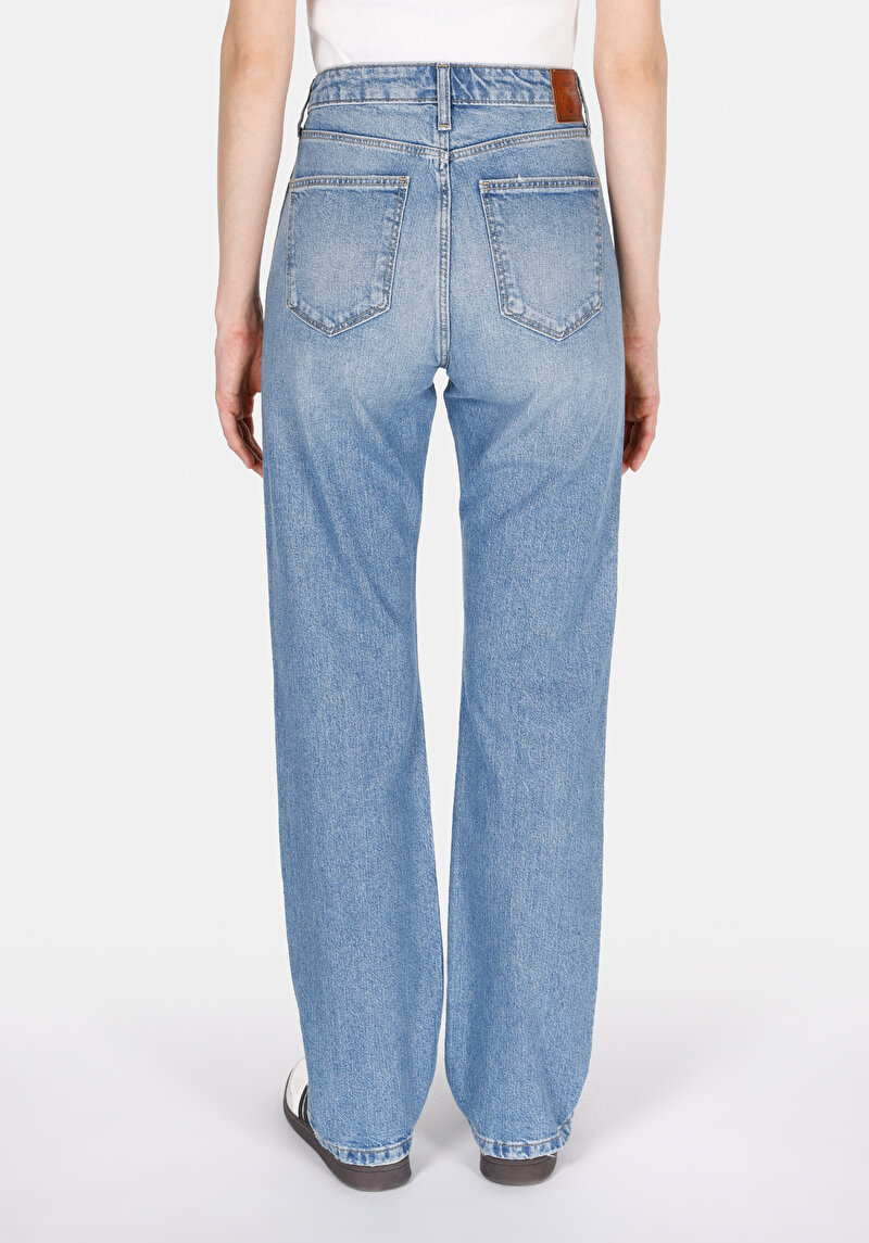 Показати інформацію про 792 Mila Джинси Жіночі Блакитні Класичного Крою Cl1073872