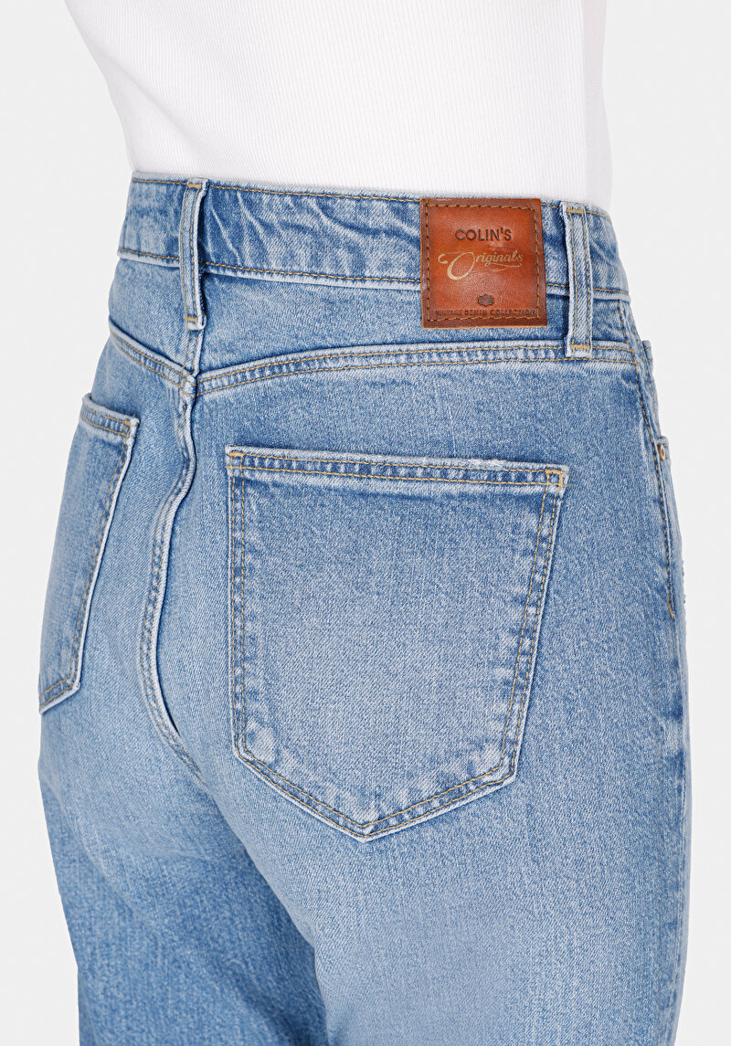 Показати інформацію про 792 Mila Джинси Жіночі Блакитні Класичного Крою Cl1073872