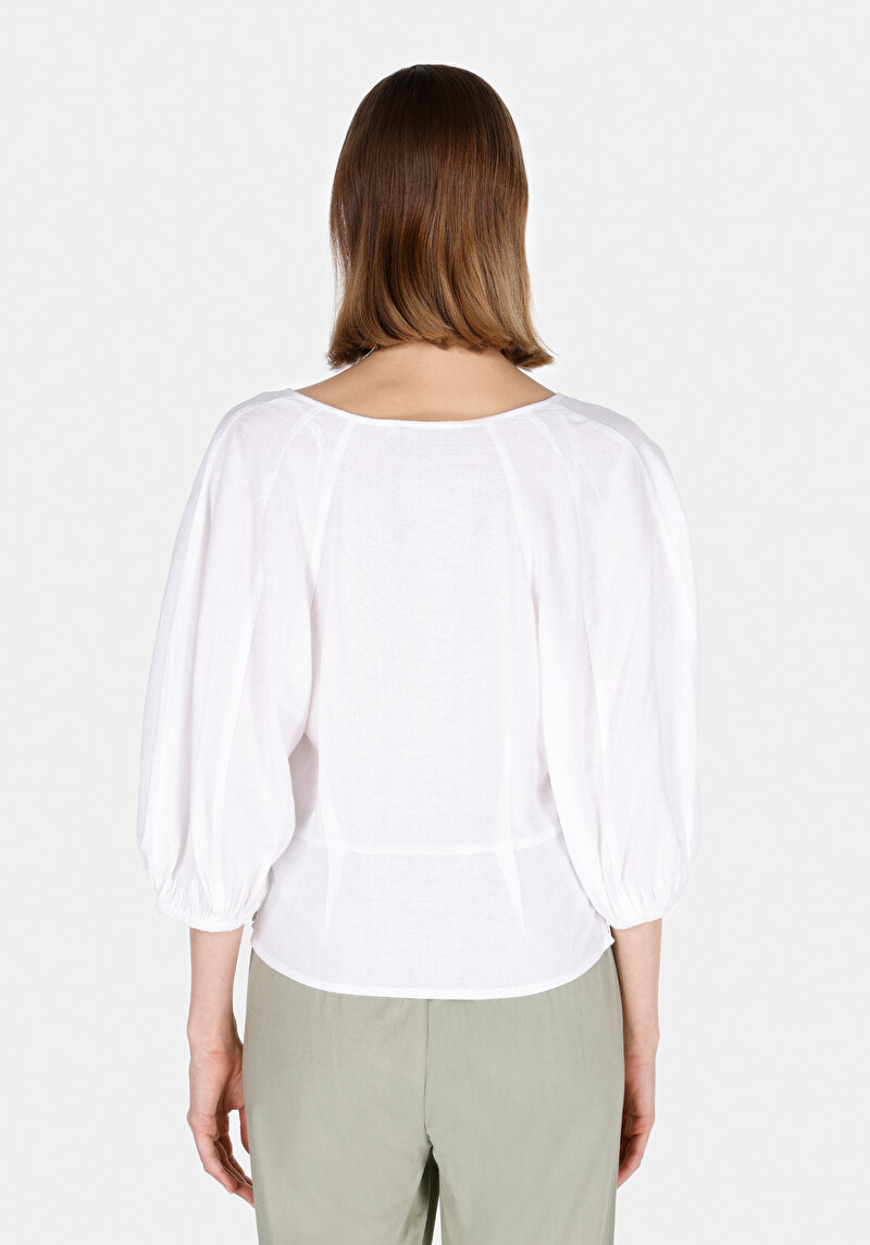 Показати інформацію про Сорочка З Довгим Рукавом Жіноча Біла  Cl1074629