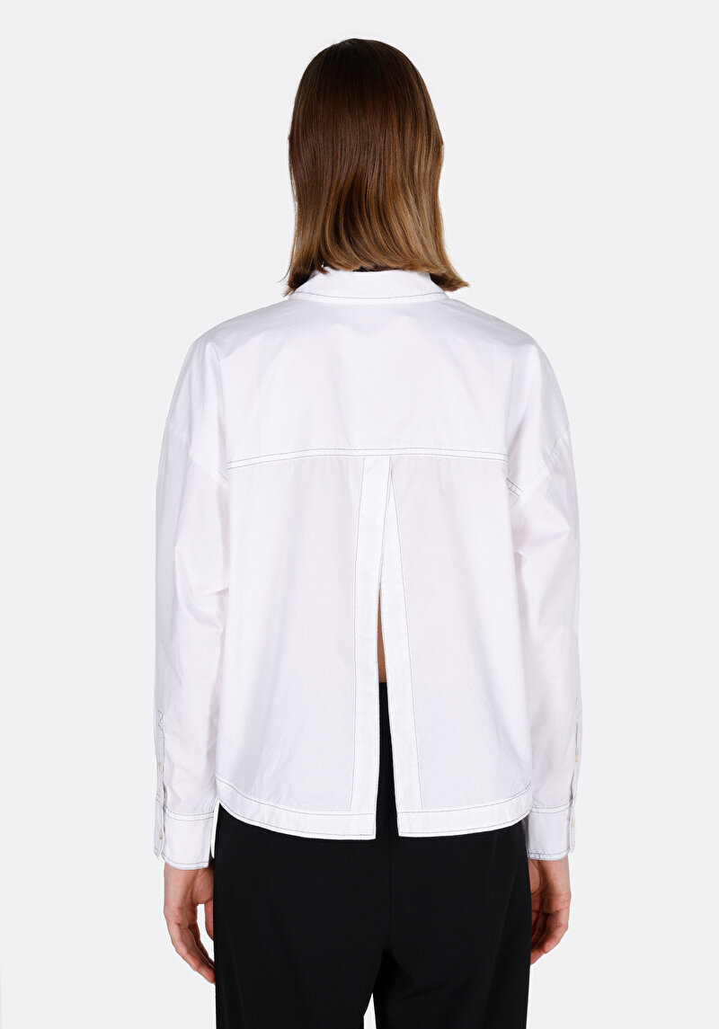 Показати інформацію про Сорочка З Довгим Рукавом Жіноча Біла  Cl1073288