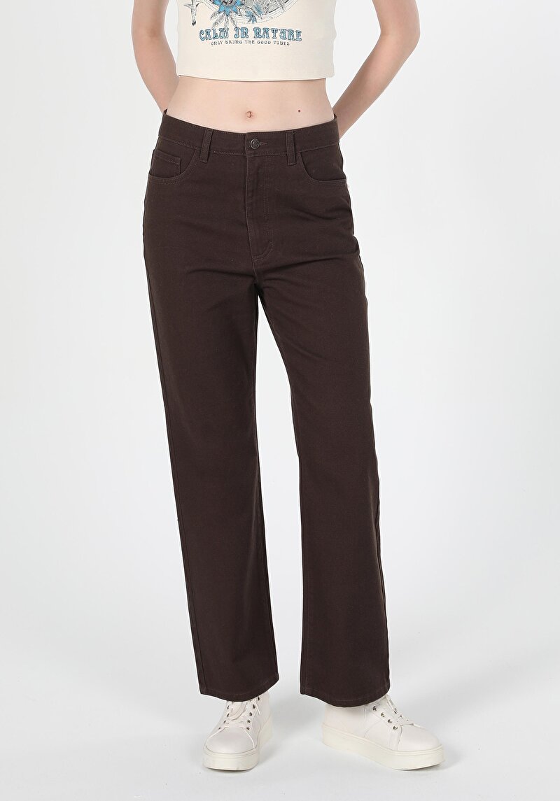 Зображення Брюки Жіночі Коричневі Cl1060734