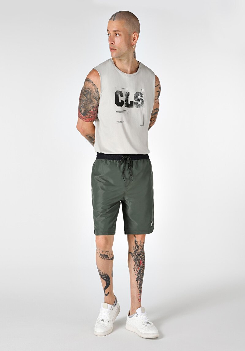 Зображення Шорти Пляжні Чоловічі Зелені Cl1064984