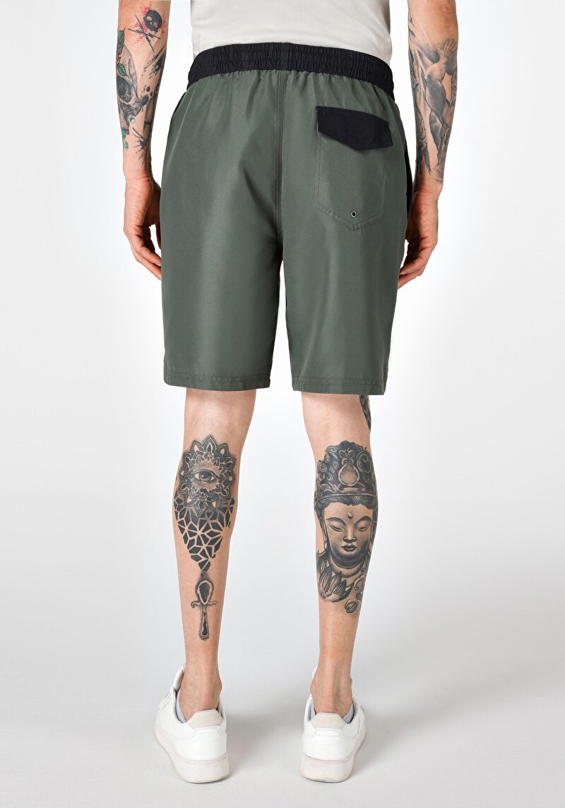 Показати інформацію про Шорти Пляжні Чоловічі Зелені  Cl1064984