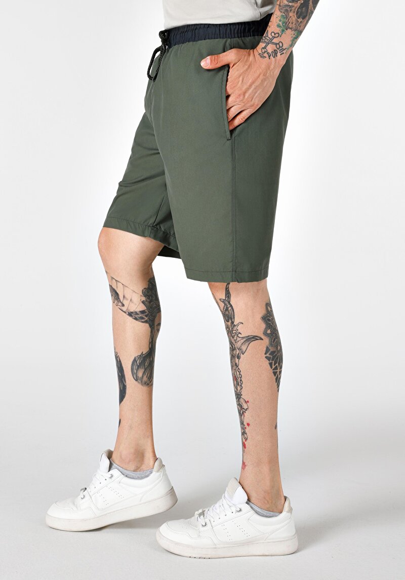 Показати інформацію про Шорти Пляжні Чоловічі Зелені  Cl1064984