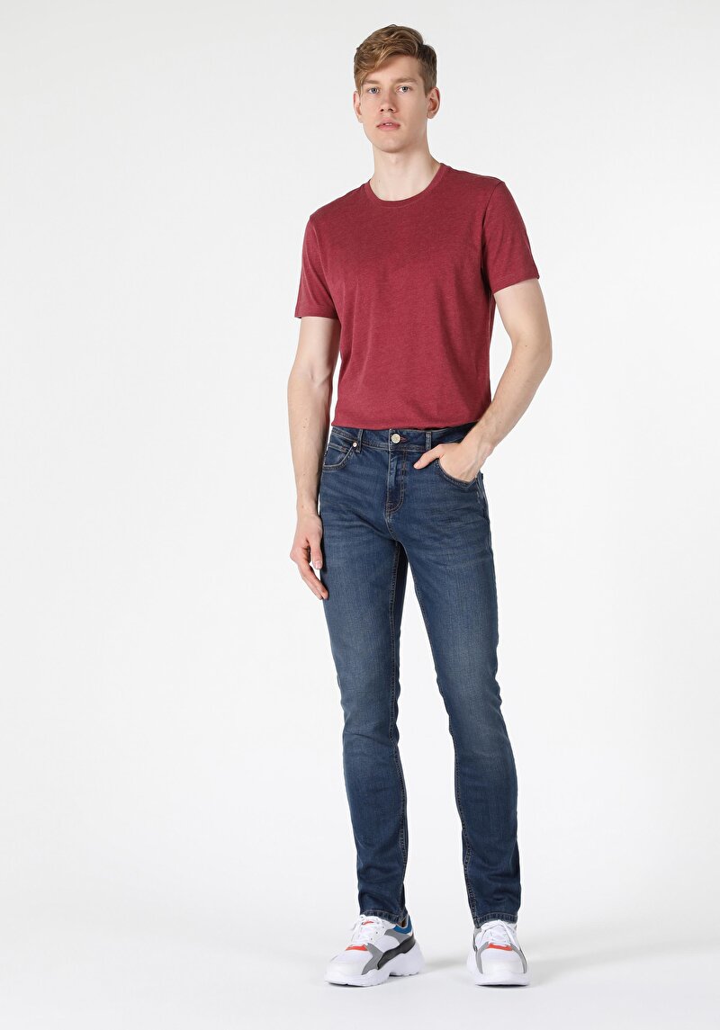 Показати інформацію про 044 Karl Джинси Чоловічі Блакитні Прямого Крою Cl1057865