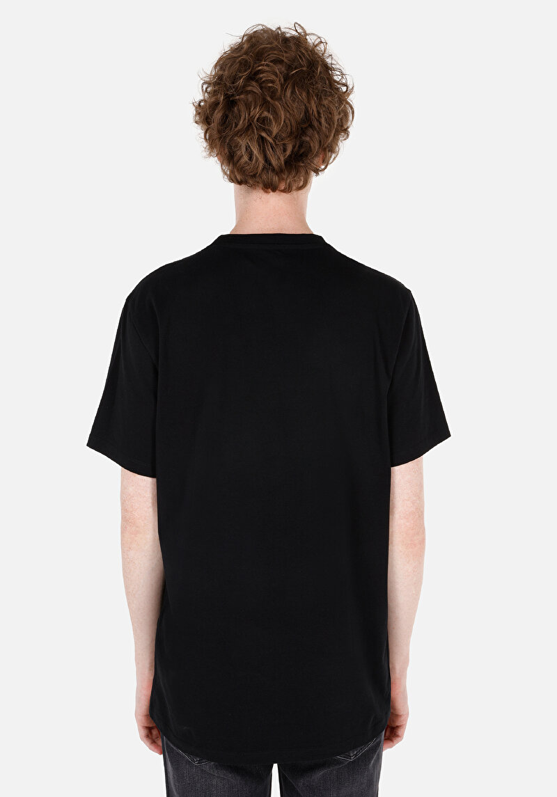 Показати інформацію про Футболка З Коротким Рукавом Чоловіча Чорна  Cl1070069