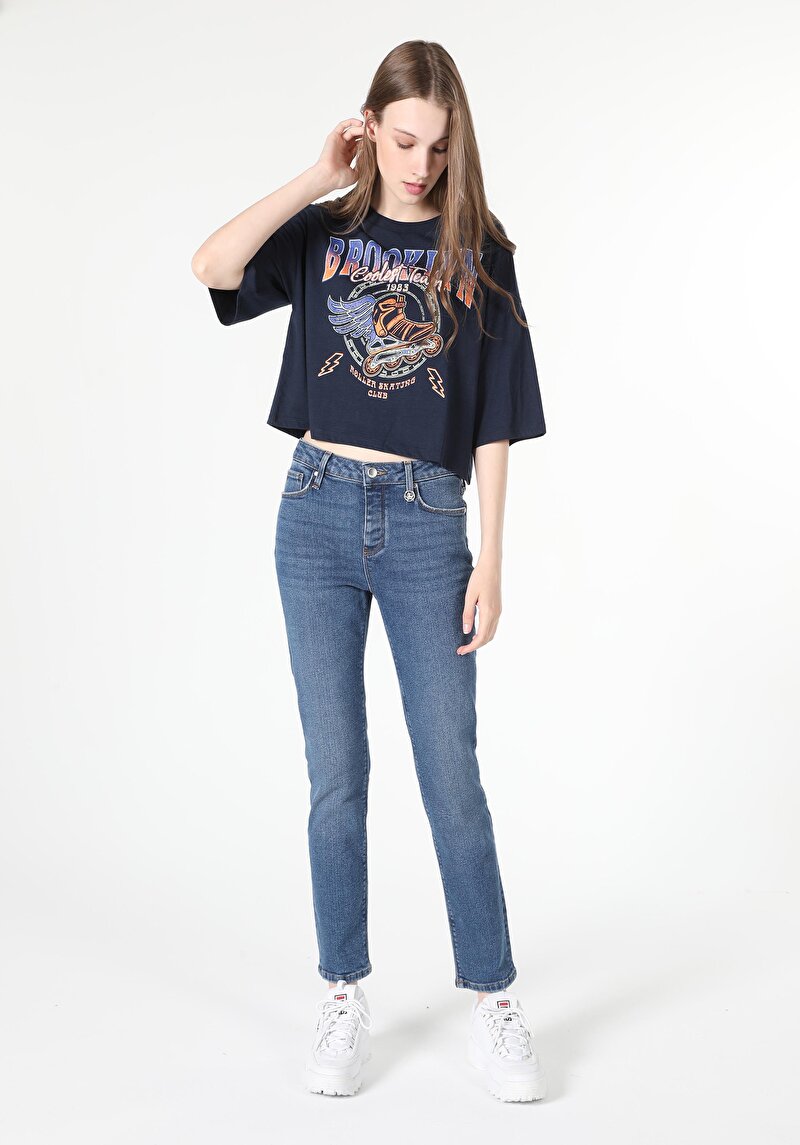 Зображення 703 Carla Джинси Жіночі  Вузького Крою Cl1060817