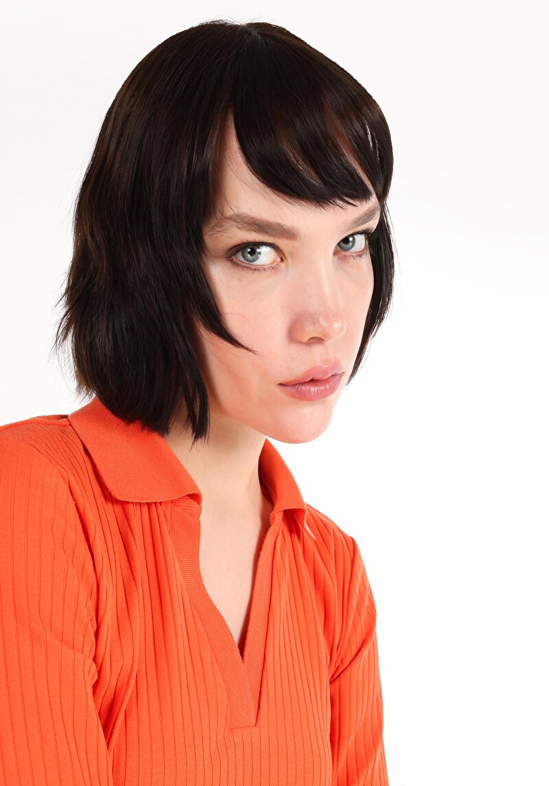 Показати інформацію про Футболка З Довгим Рукавом Жіноча Помаранчева  Cl1065147