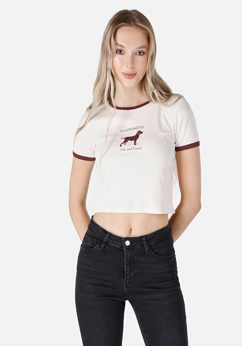 Зображення Футболка З Коротким Рукавом Жіноча Біла  Cl1065165