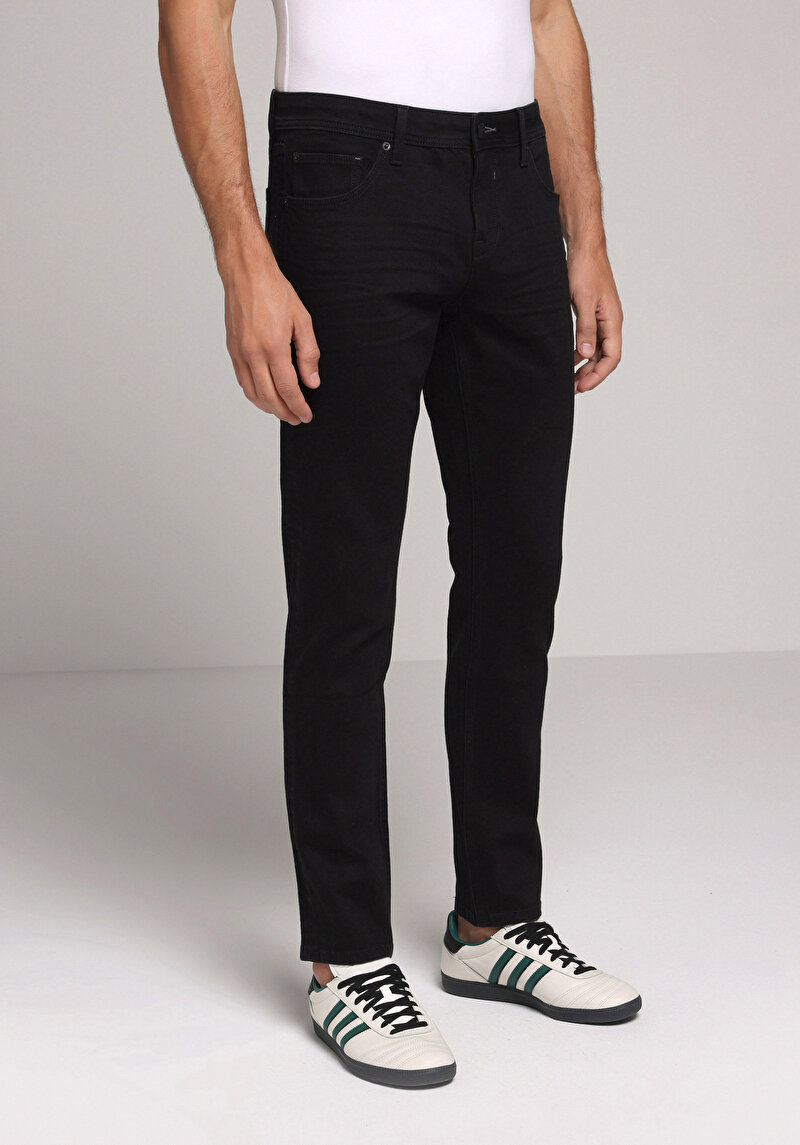 Зображення 044 Karl Джинси Чоловічі Чорні Прямого Крою Cl1031096