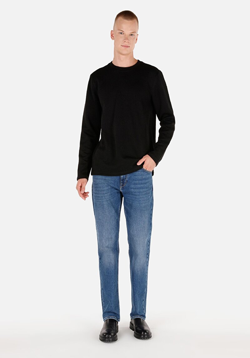 Показати інформацію про Футболка З Довгим Рукавом Чоловіча Чорна  Cl1070119