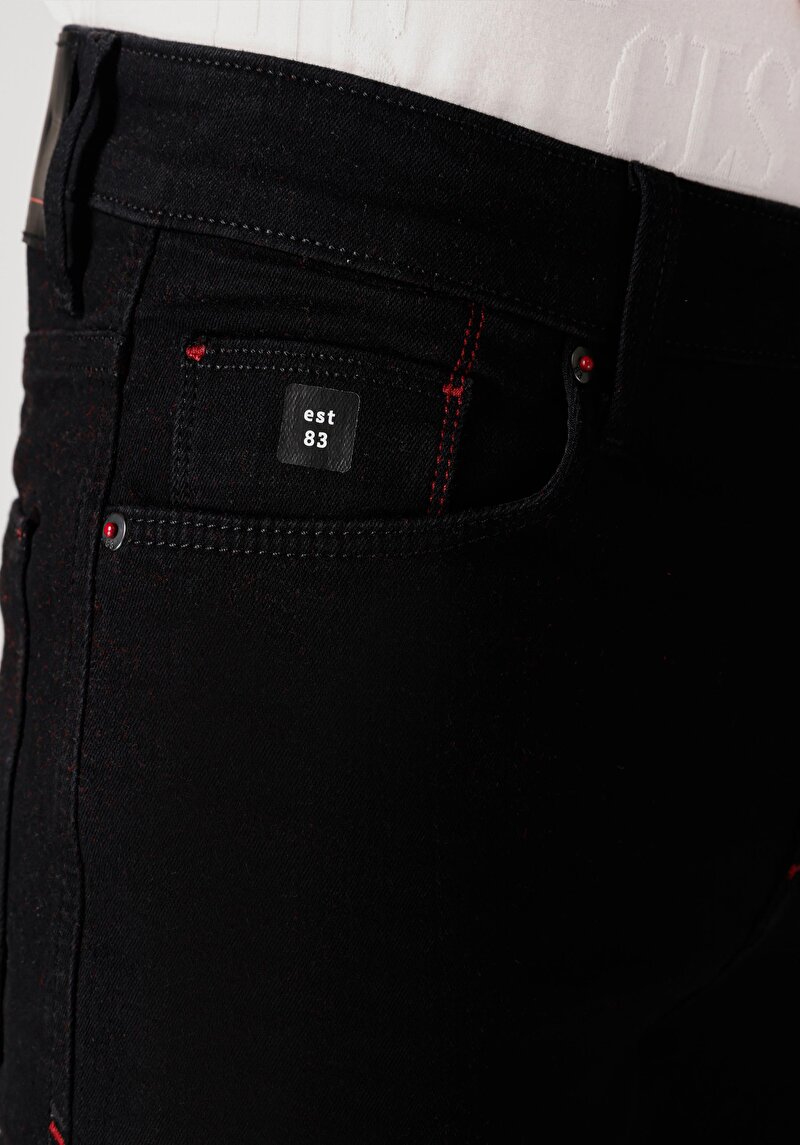 Показати інформацію про 035 Ryan Джинси Чоловічі Чорні  Cl1065223