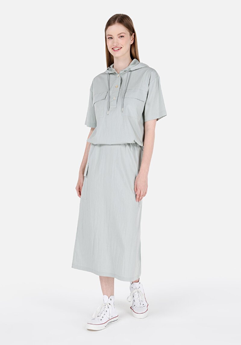 Показати інформацію про Сорочка З Коротким Рукавом Жіноча Зелена  Cl1068945