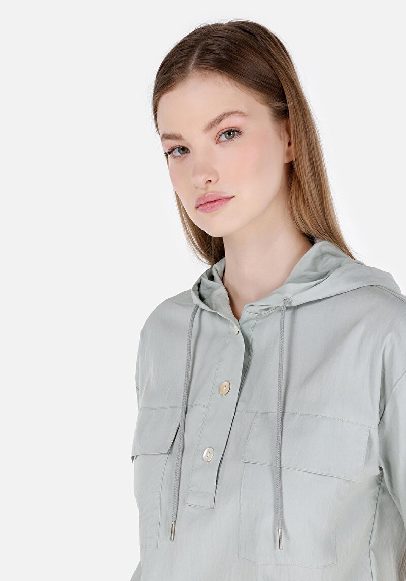 Показати інформацію про Сорочка З Коротким Рукавом Жіноча Зелена  Cl1068945