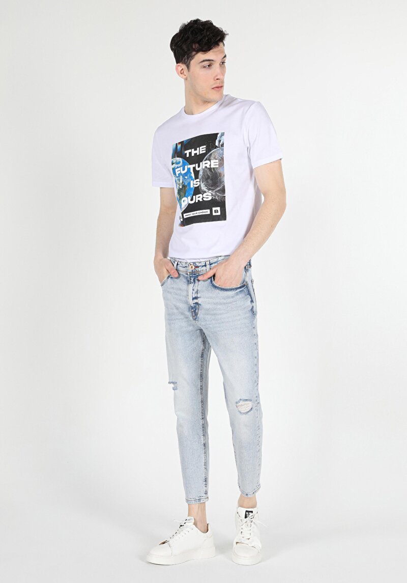 Зображення 039 Lucas Джинси Чоловічі Блакитні  Cl1059453