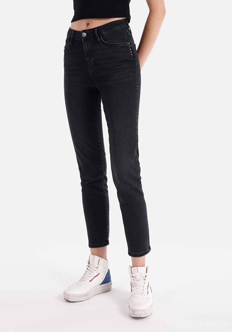 Зображення 703 Carla Джинси Жіночі Вузького Крою Cl1065293