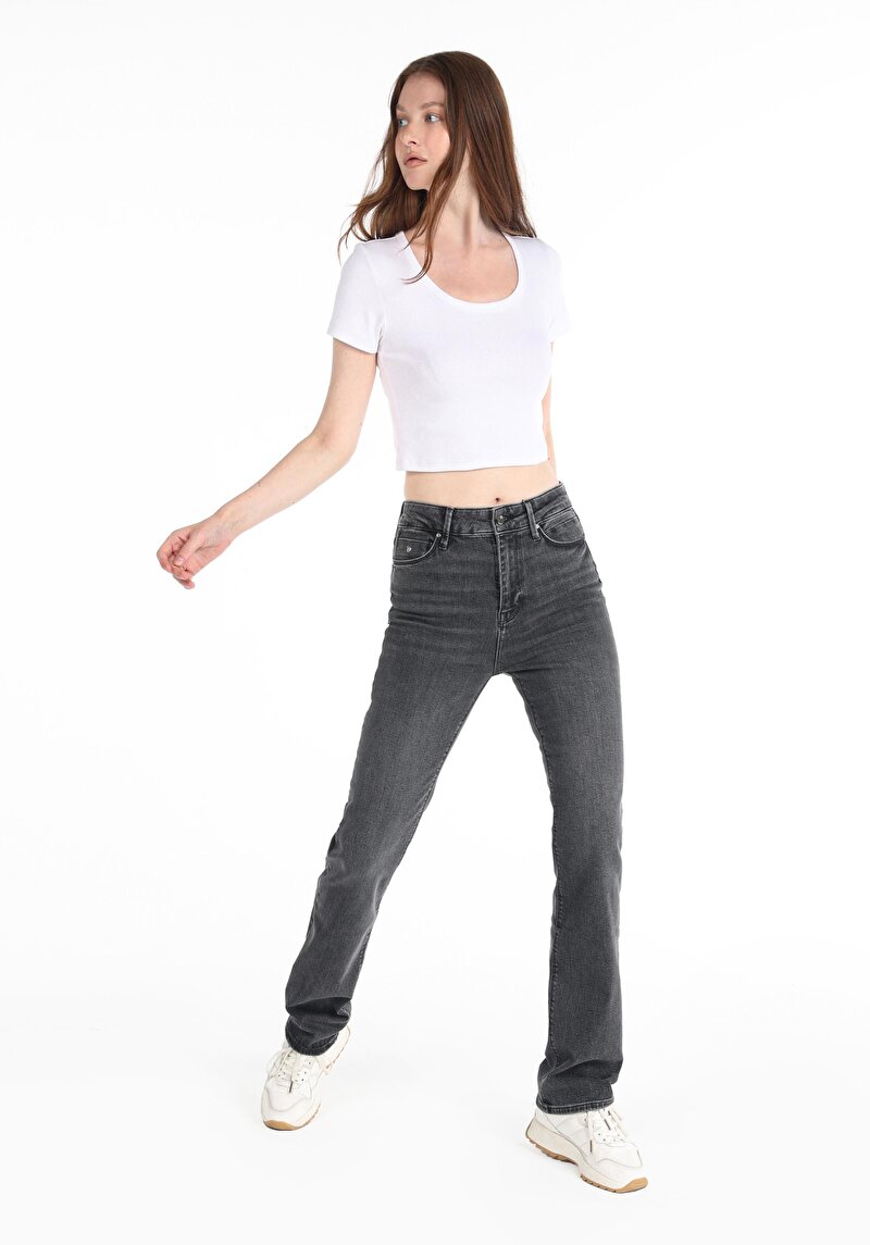 Зображення 792 Mila Джинси Жіночі Чорні Класичного Крою Cl1065356