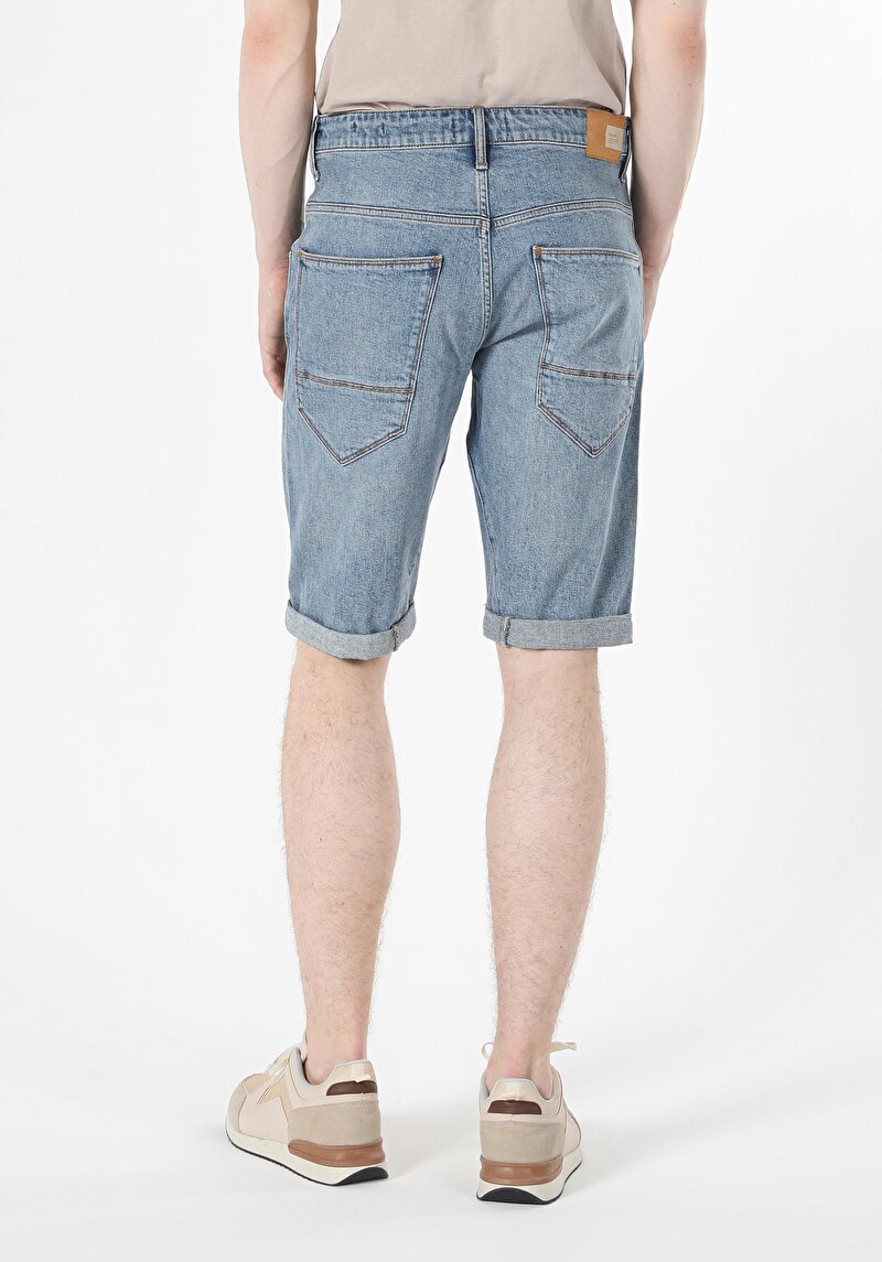 Показати інформацію про Шорти Чоловічі Блакитні  Cl1059465