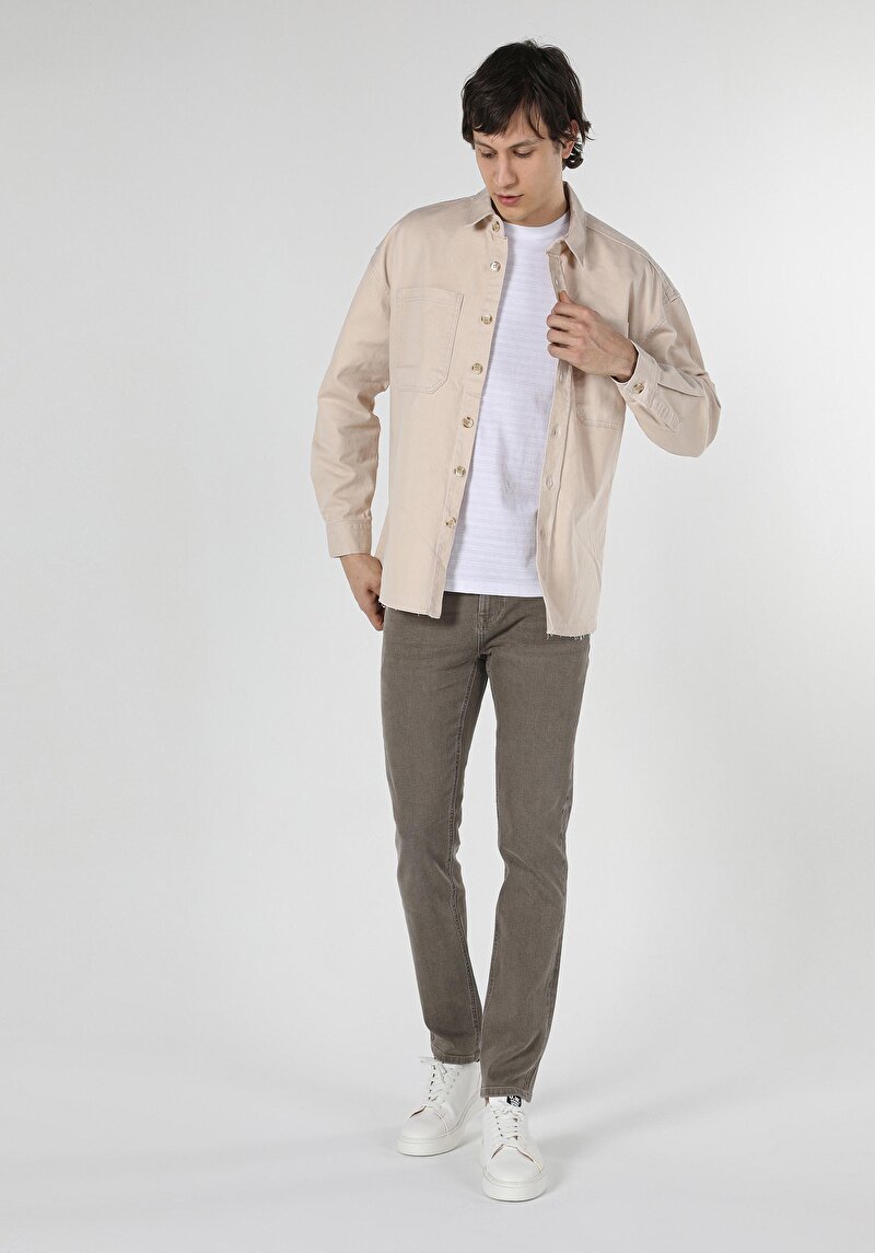 Показати інформацію про Сорочка З Довгим Рукавом Чоловіча Біла  Cl1059518