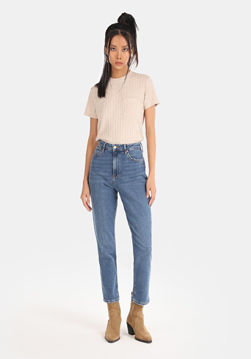 Зображення 891 Maya Джинси Жіночі Блакитні Вузького Крою Cl1065430