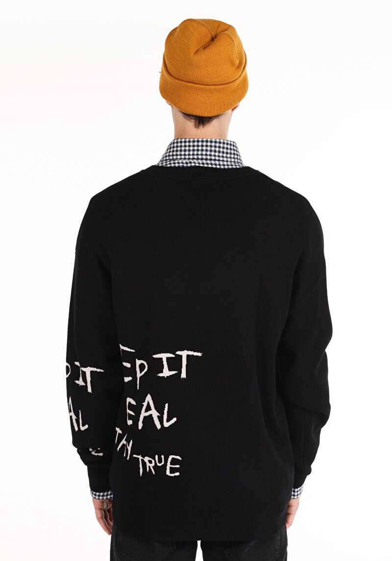 Показати інформацію про Светр Чоловічий Чорний  Cl1065571