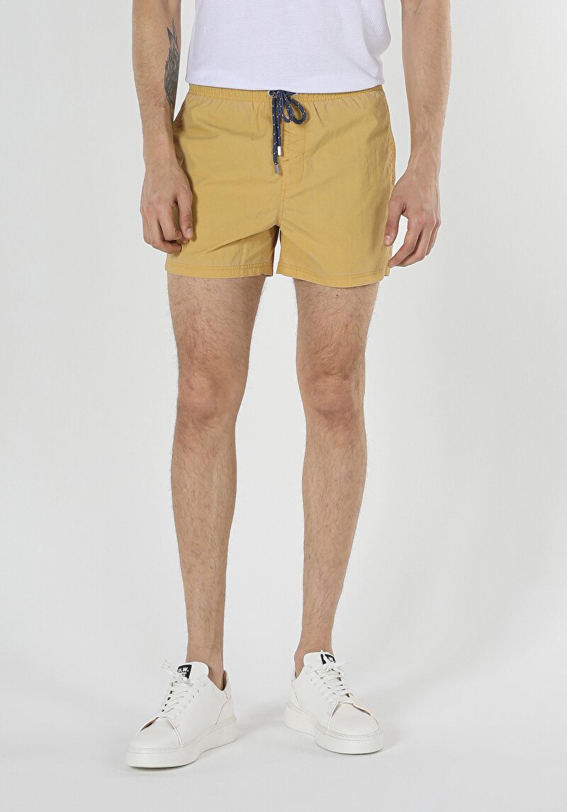 Показати інформацію про Шорти Пляжні Чоловічі Жовті  Cl1059536
