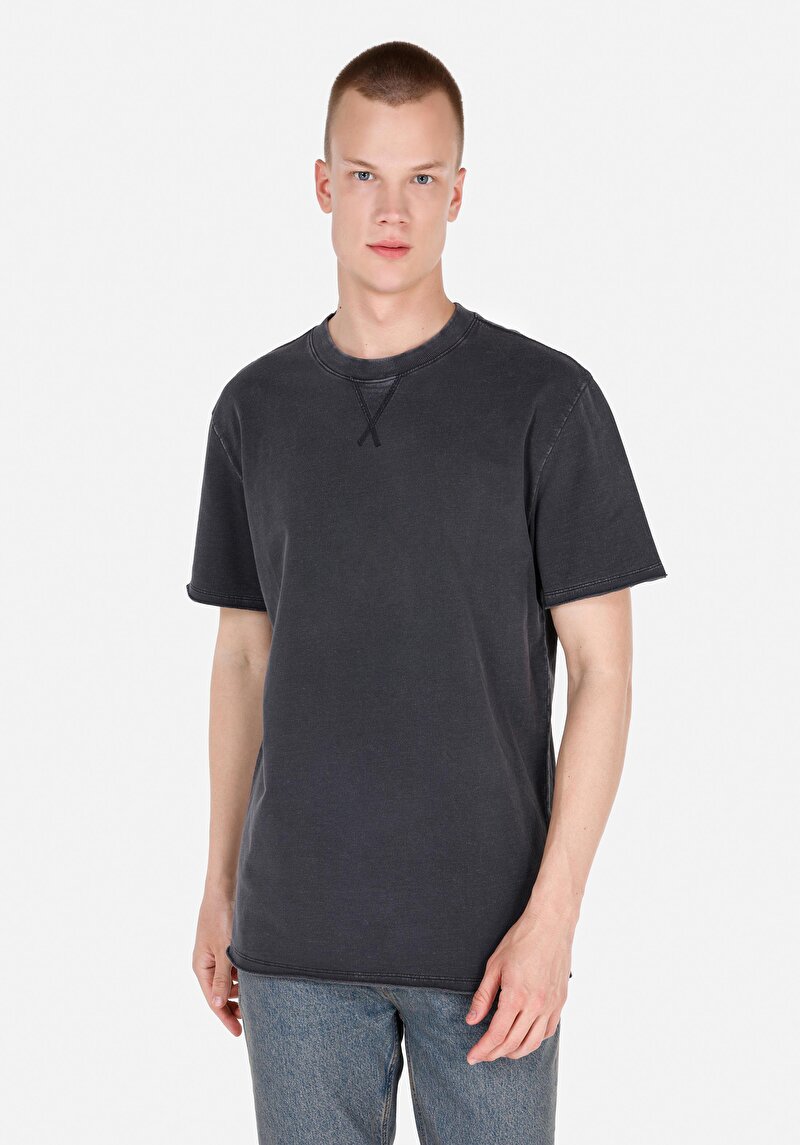 Зображення Футболка З Коротким Рукавом Чоловіча Сіра  Cl1070179