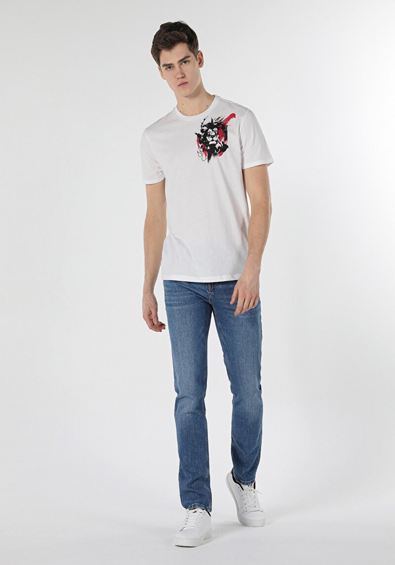 Зображення Футболка З Коротким Рукавом Чоловіча Біла  Cl1058037