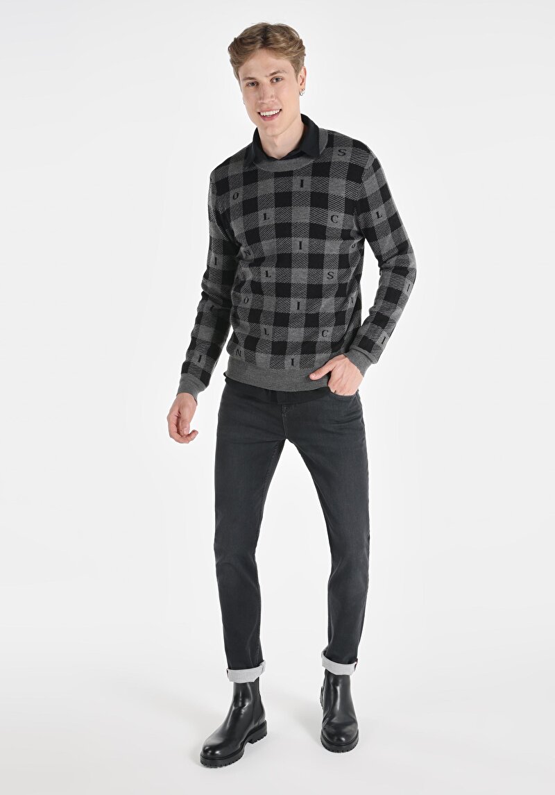 Показати інформацію про Светр Чоловічий Сірий  Cl1065573