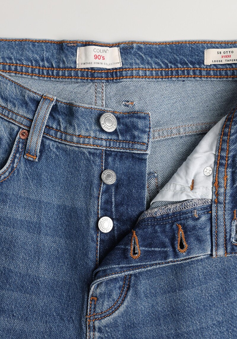 Показати інформацію про 058 Otto Джинси Чоловічі Блакитні  Cl1062423