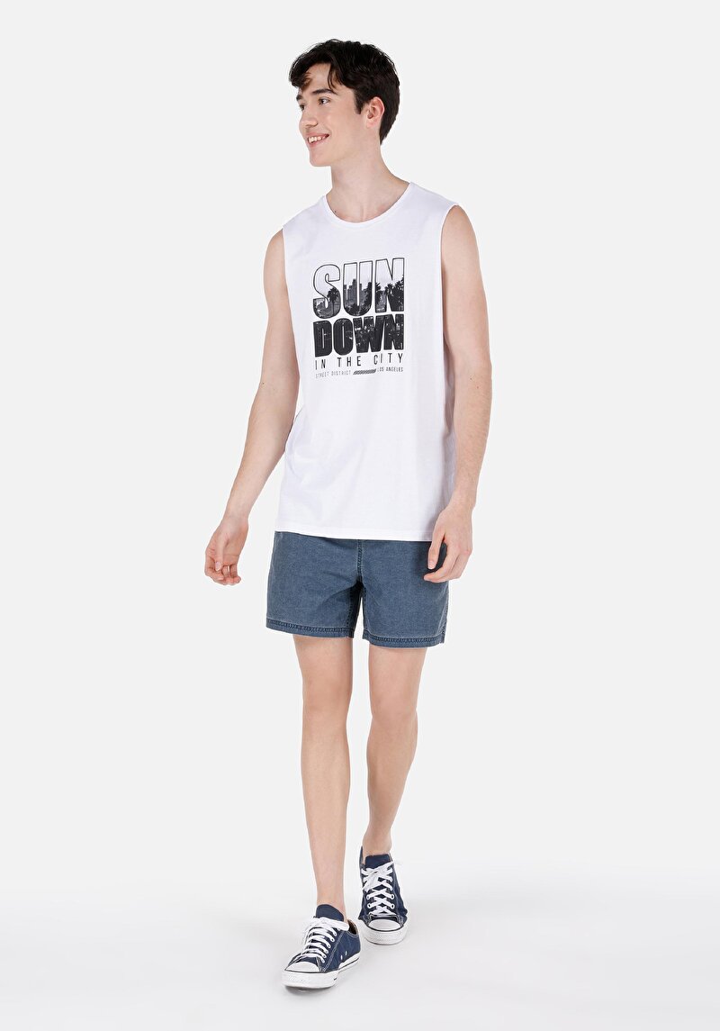 Зображення Шорти Пляжні Чоловічі Блакитні  Cl1069032