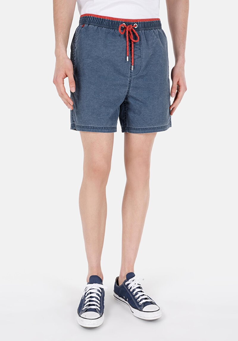 Показати інформацію про Шорти Пляжні Чоловічі Блакитні  Cl1069032