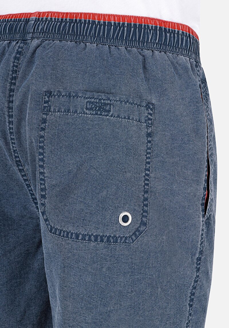 Показати інформацію про Шорти Пляжні Чоловічі Блакитні  Cl1069032