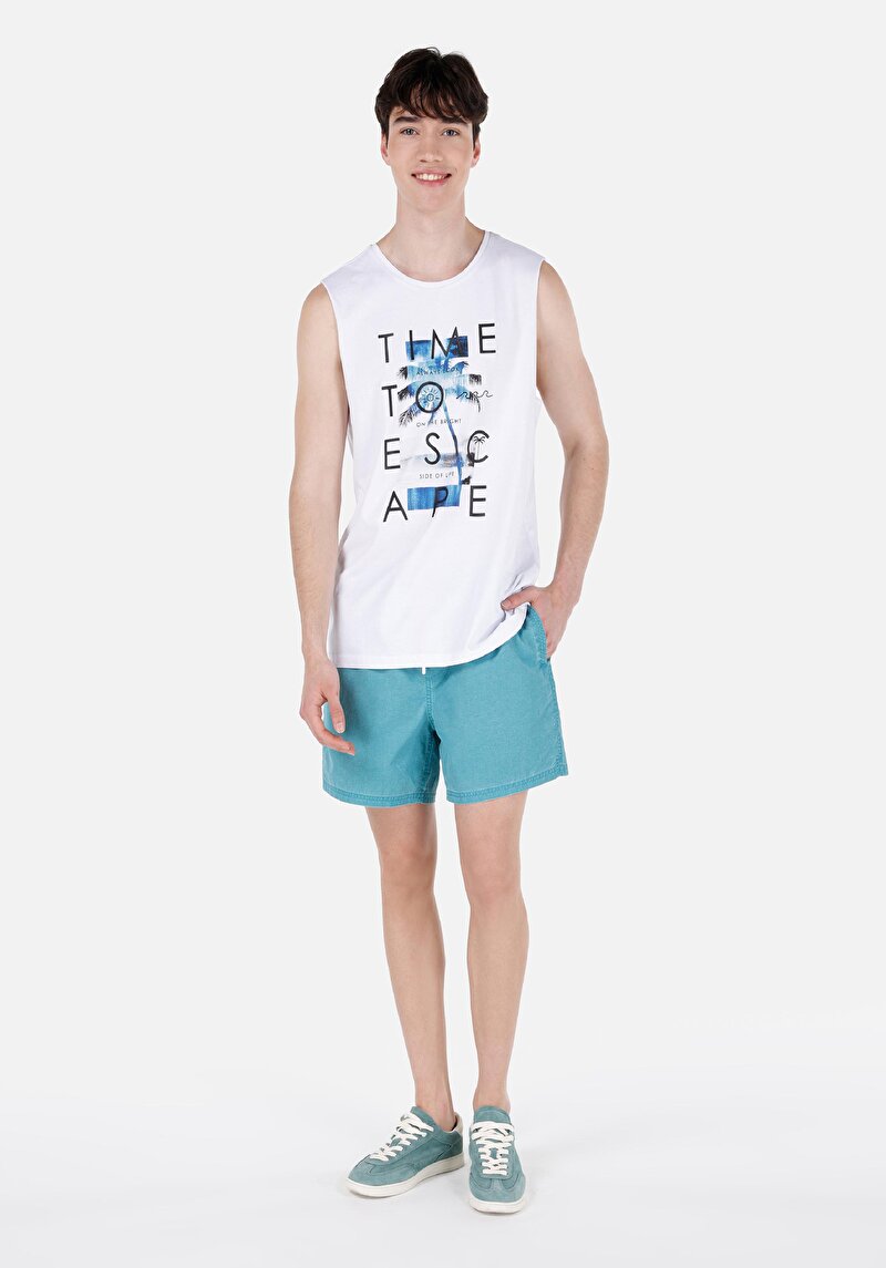 Зображення Шорти Пляжні Чоловічі Блакитні  Cl1069032