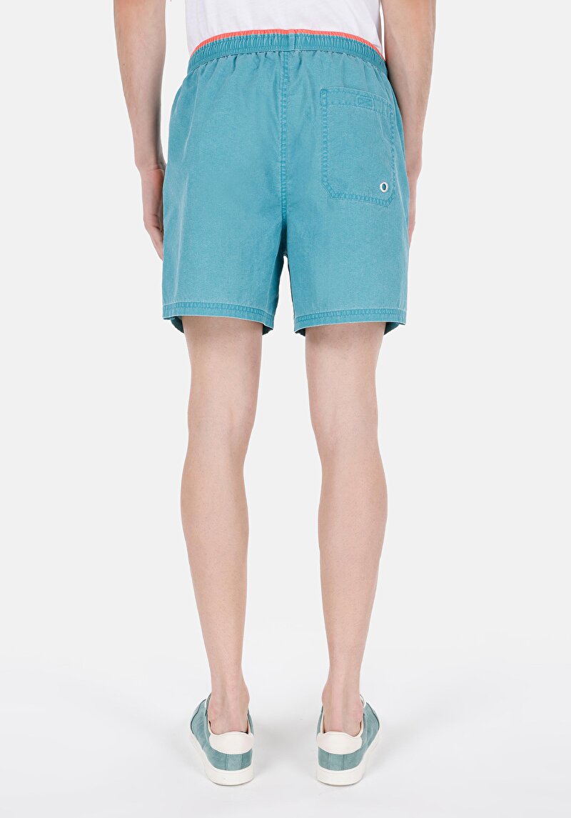 Показати інформацію про Шорти Пляжні Чоловічі Блакитні  Cl1069032