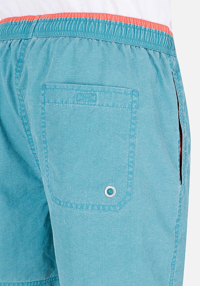 Показати інформацію про Шорти Пляжні Чоловічі Блакитні  Cl1069032