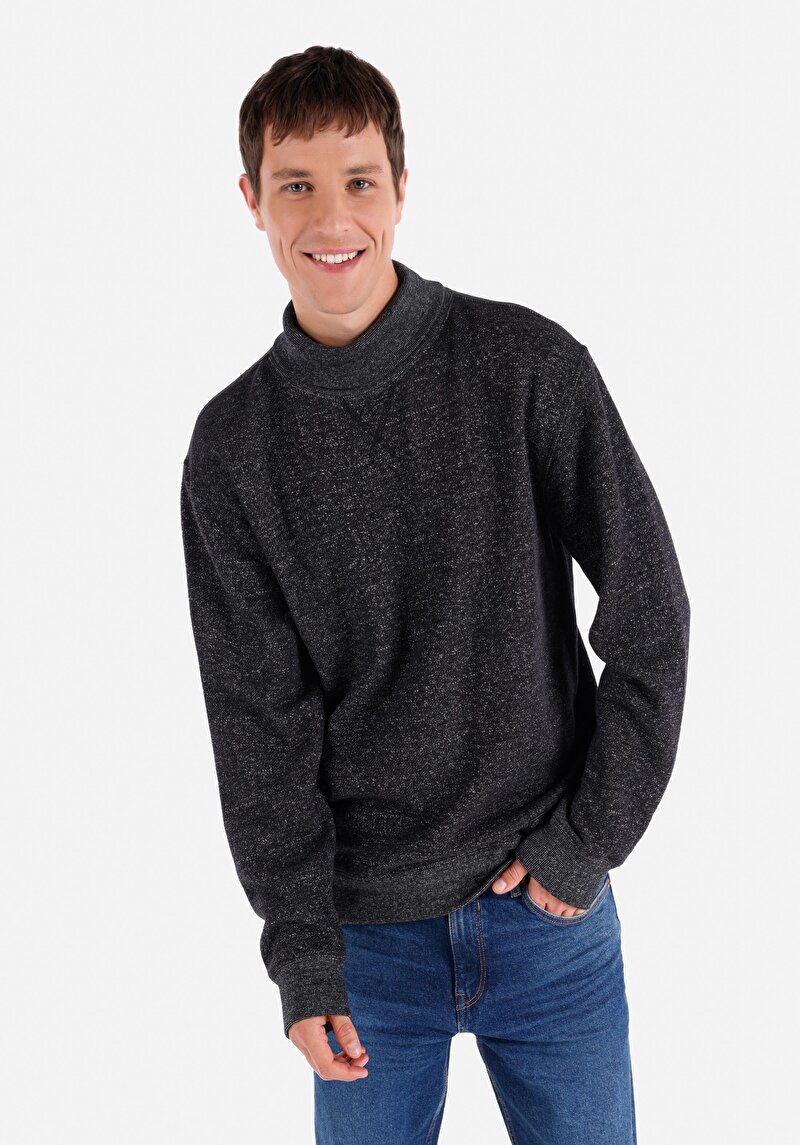 Зображення Футболка З Довгим Рукавом Чоловіча Чорна  Cl1065665