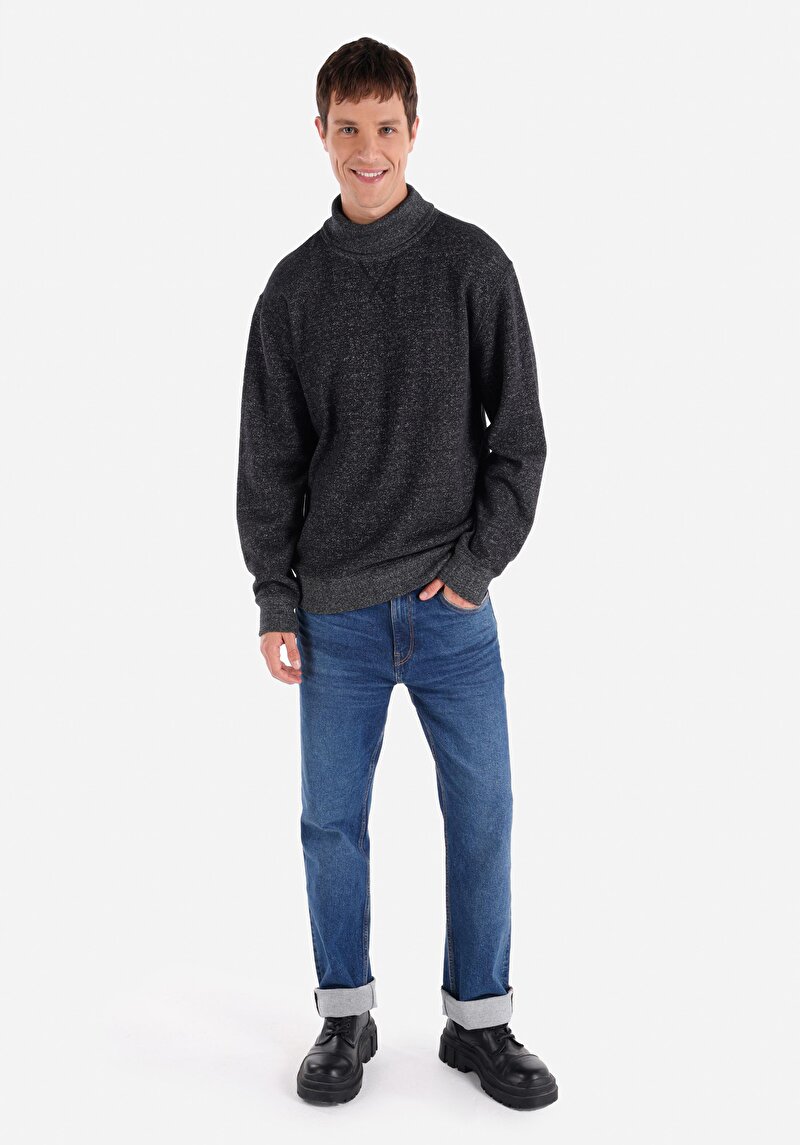 Показати інформацію про Футболка З Довгим Рукавом Чоловіча Чорна  Cl1065665